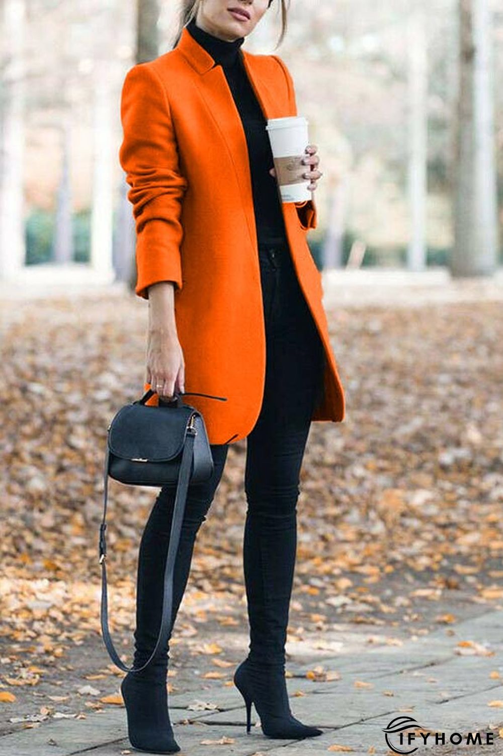 Stand-up Collar Elegant Coat (7 Colors) | IFYHOME