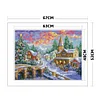 >SALE<Stamped DIY Cross Stitch 11CT Landscape Printed Canvas Embroidery (0809)