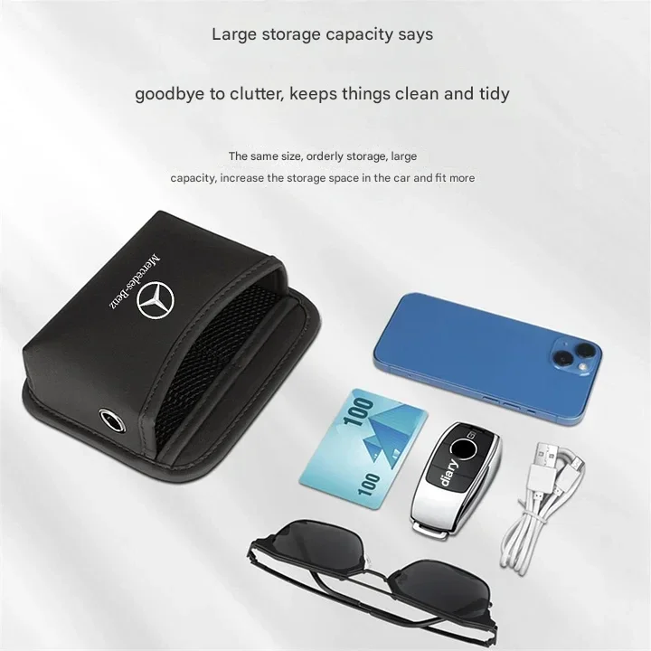 Car Armrest Box Side Storage Bag