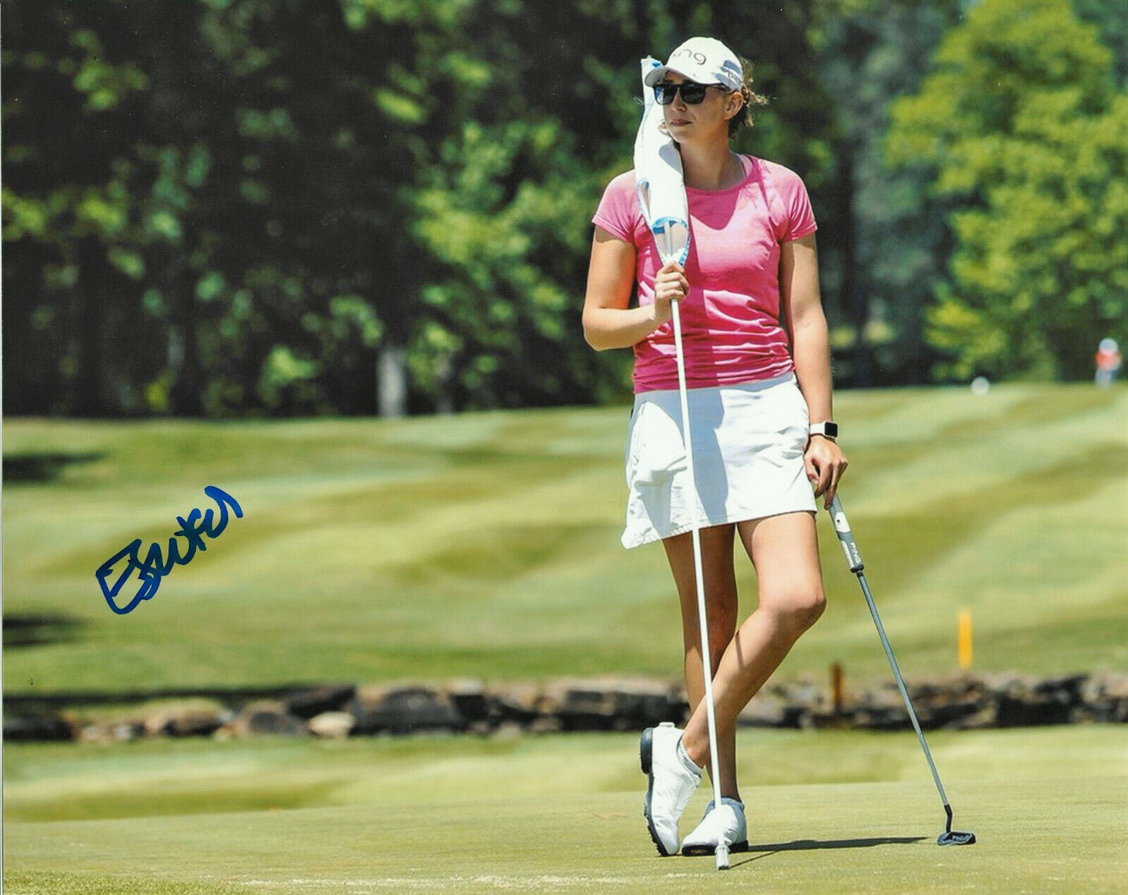 LPGA GOLFER ELIZABETH SZOKOL HAND SIGNED 8x10 Photo Poster painting B w/COA PROOF WOMEN'S GOLF