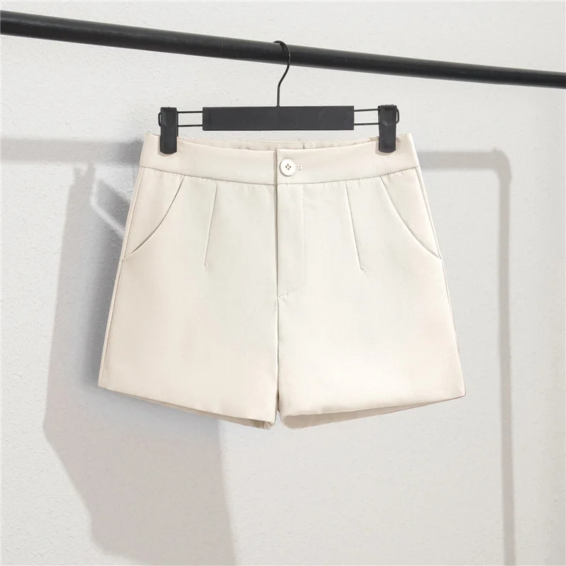 Toloer Toloer And Summer Shorts Women Wear High Waist A Word Large Size Black Autumn Thin Casual Bottom Spring Loose Wide-Leg Pants-Outfit Ideas