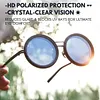 🔥Lunettes de soleil rondes polaris&eacute;es &agrave; teinte ajustable