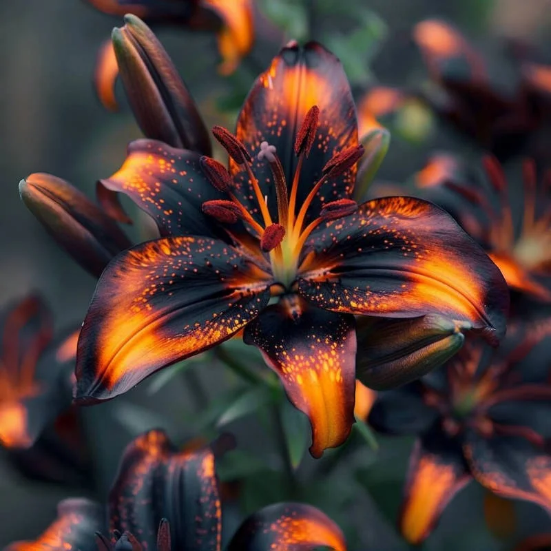 Firestorm Lily-Rare Exquisite Lily Bulbs 🌸