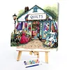 Framed Quilt Shop-Paint by Numbers Acrylic Painting 35*35CM With Color Box 5ML(24Colors)