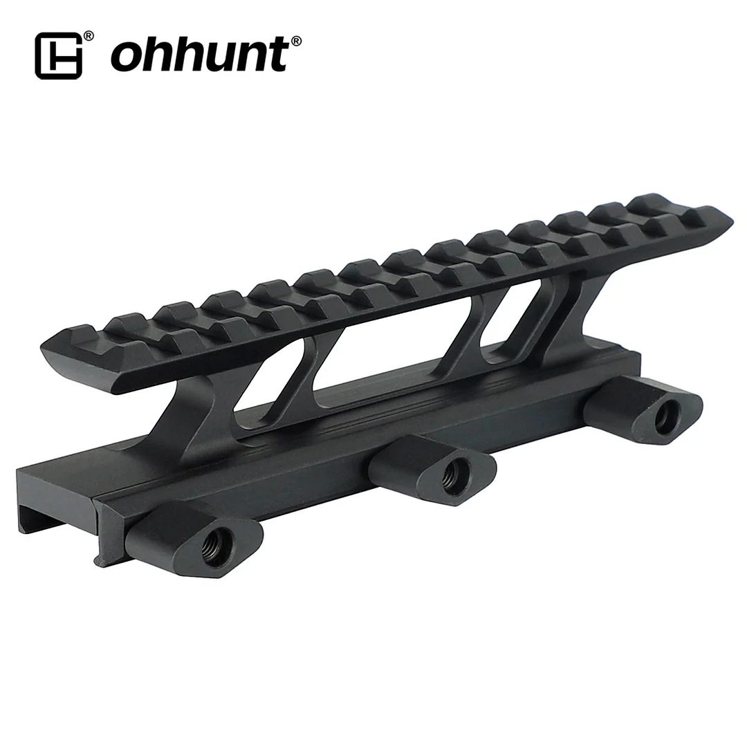 ohhunt® Long Picatinny Riser Mount, 1.1" Height, 13 Slots