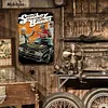Smokey et le bandit - Panneaux en &eacute;tain m&eacute;tallique(20*30cm/30*40cm) - Garage