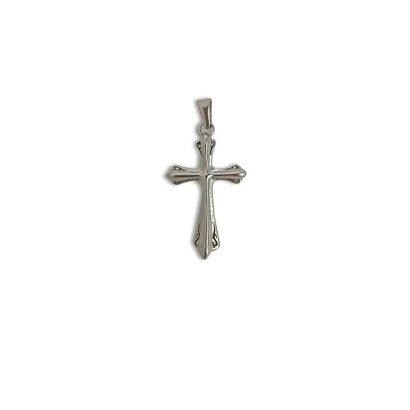 1 Piece 15.5*22.3mm 15*17.5mm 304 Stainless Steel 24K Gold Plated Human Cross Pendant