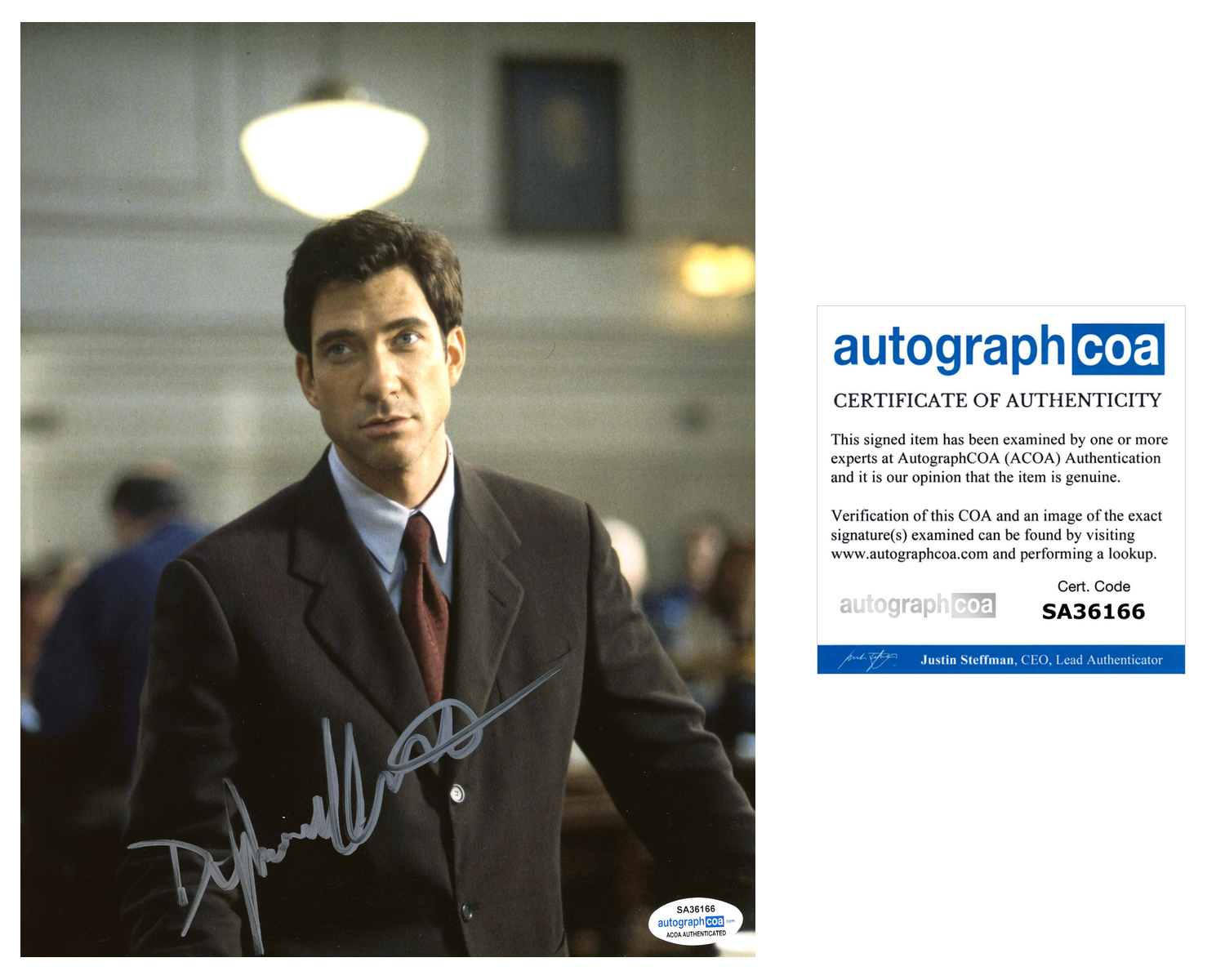 Dylan McDermott Signed Autograph 8x10 Photo Poster painting Hollywood American Horror Story ACOA