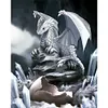 Peinture au diamant 5d diy dragon plein rond perceuse strass photo (ld534)
