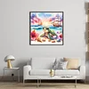 Sea Turtles-11CT Stamped Cross Stitch 40*40cm/15.75*15.75in