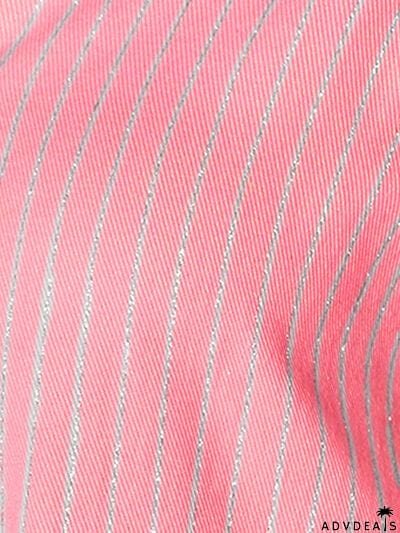 Button Up Collared Neck Flounce Sleeve Denim Dress