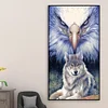 Eagle Wolf-Full Round Diamond Painting(70*40cm)