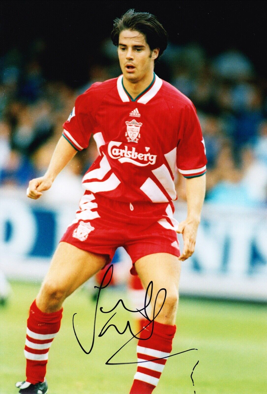 Jamie Redknapp Signed 12X8 Photo Poster painting Liverpool & England AFTAL COA (1498)