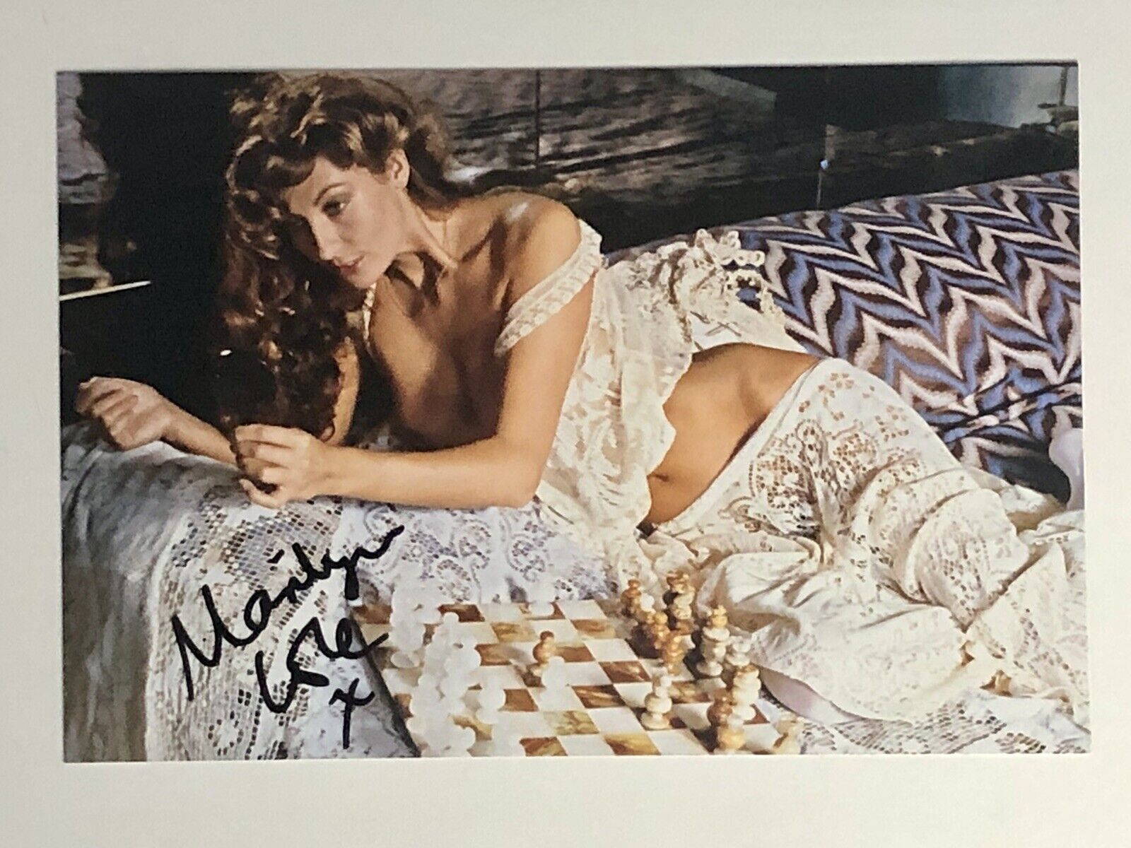 Playboy Playmate Marilyn Cole Autographed Photo Poster painting