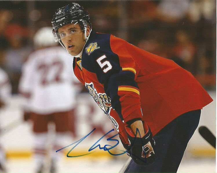 Florida Panthers Aaron Ekblad Signed Autographed 8x10 Photo Poster painting COA