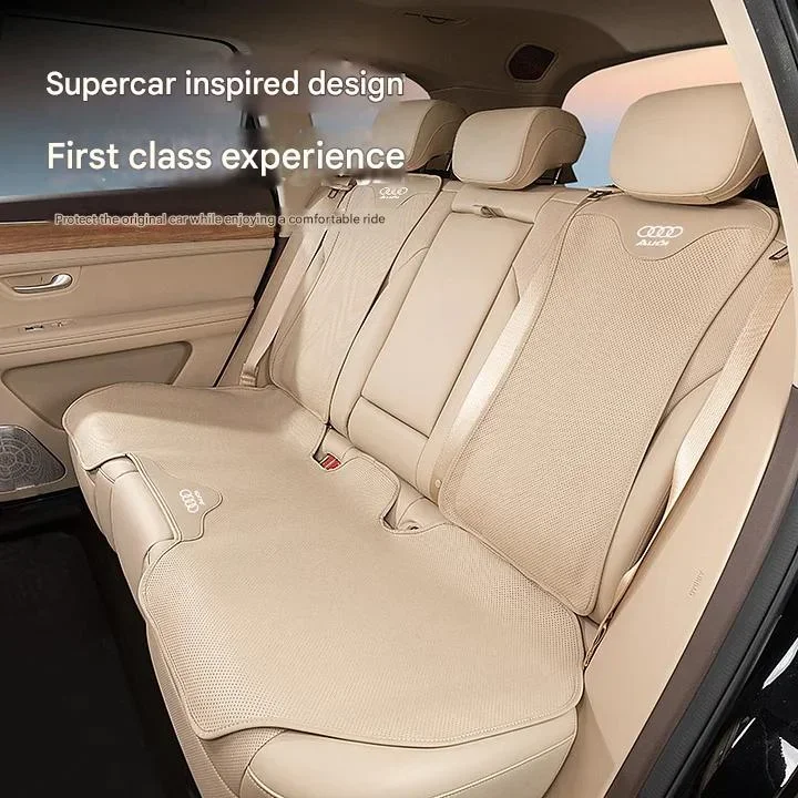 Perforated Nappa Leather Car Seat Cushion Four Seasons Seat Cushion Cover Breathable Seat Cover(Customized car models)