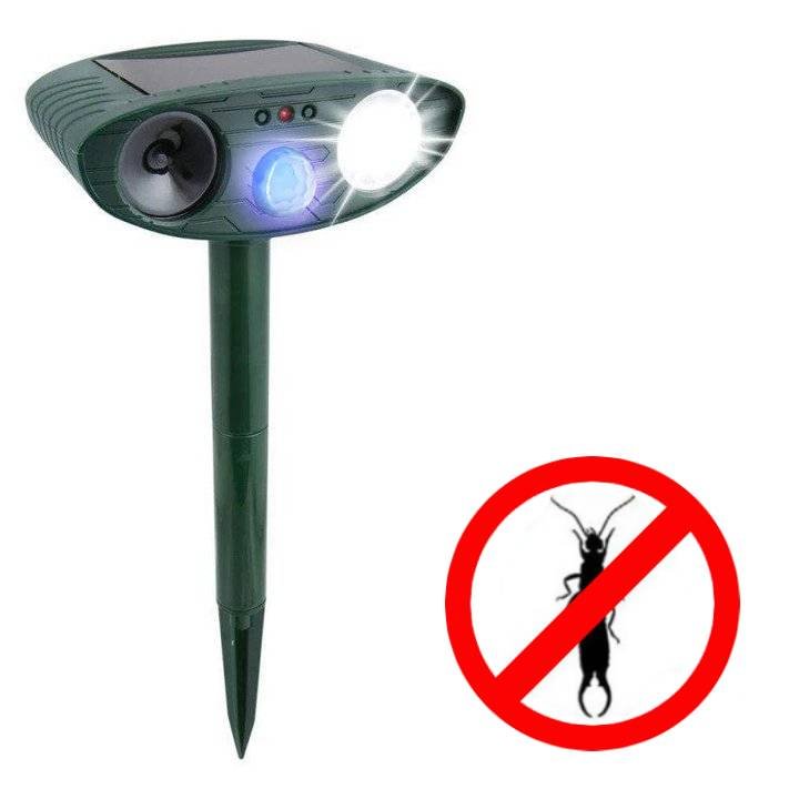 Ultrasonic Earwig Repeller - Solar Powered 