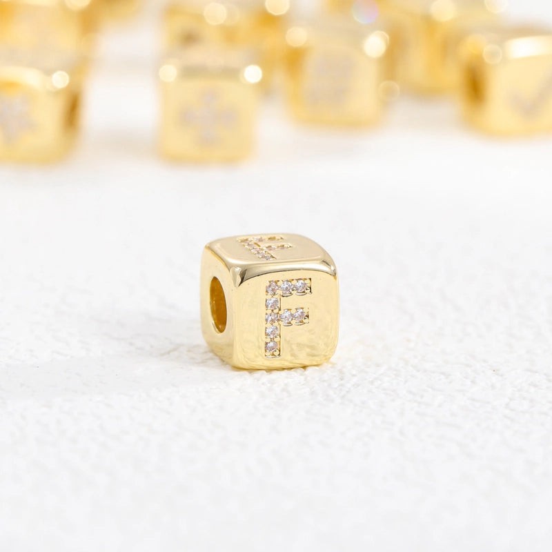 1 Piece Copper Letter Jewelry Accessories Pendant