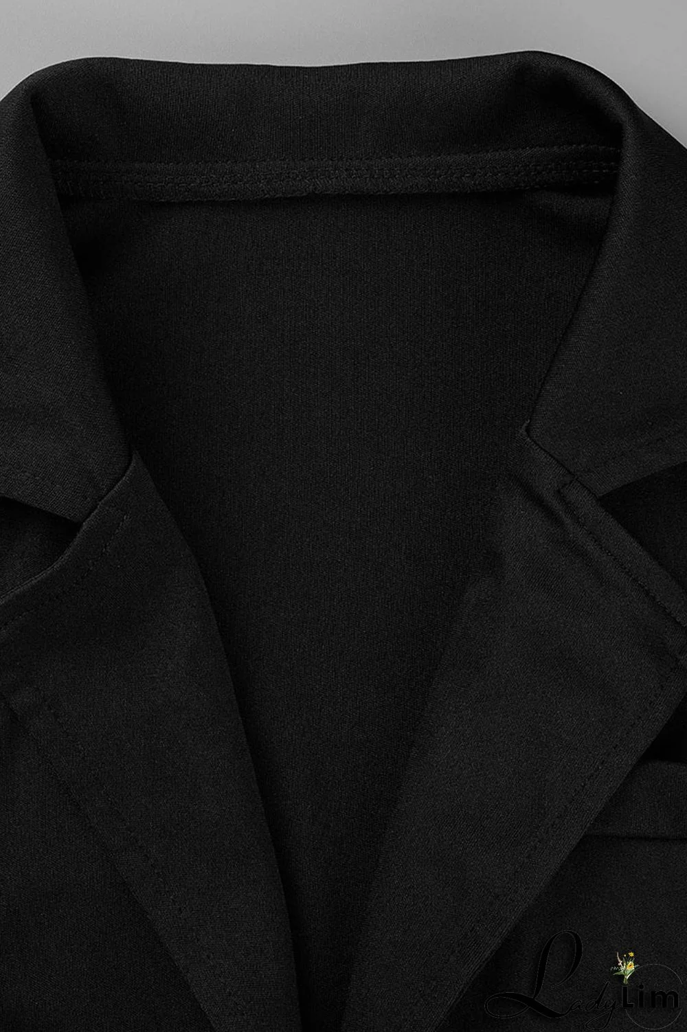 Black Sexy Solid Backless Asymmetrical V Neck Sleeveless Two Pieces