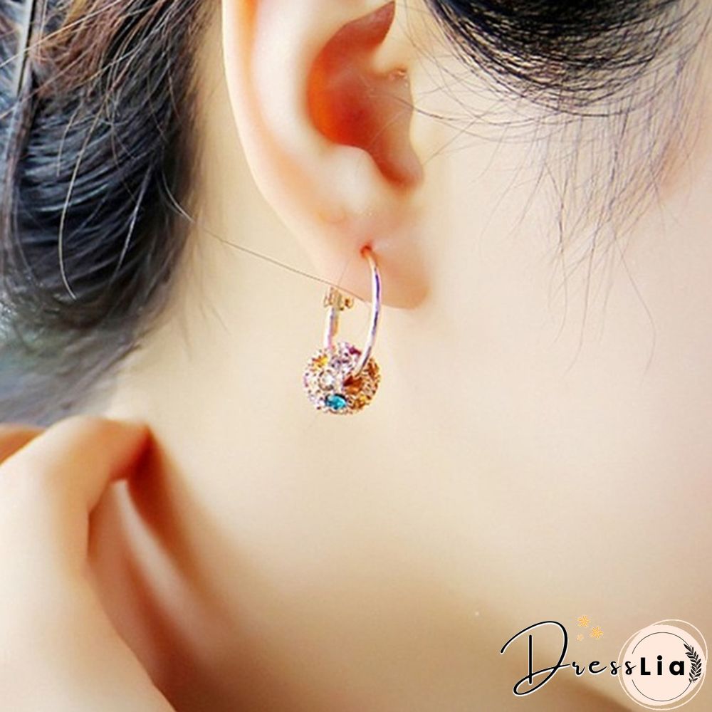 Fashion Womens Wedding Engagement Bridal Jewelry Birthday Gifts Sterling Silver 24K Gold