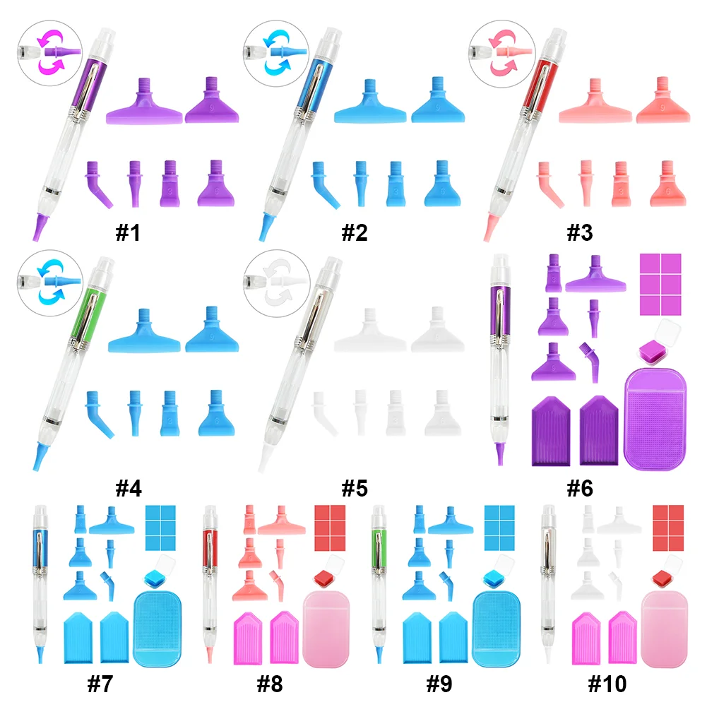 Diamond Painting Pen Diamond Art Drill Pen LED Light Multifunction for Beginners