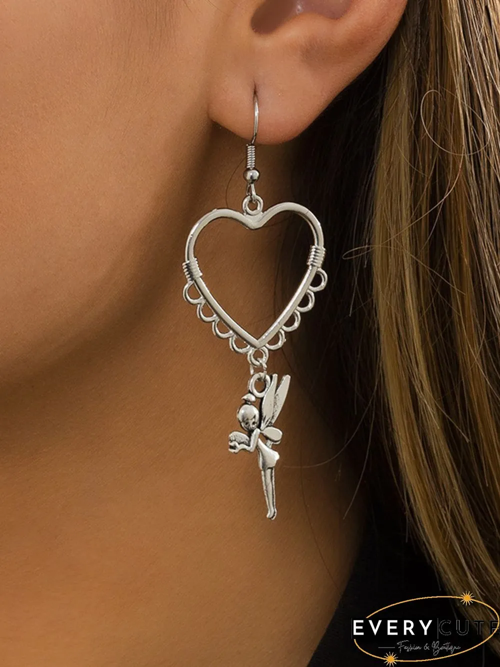 Vintage Alloy Elf Earrings
