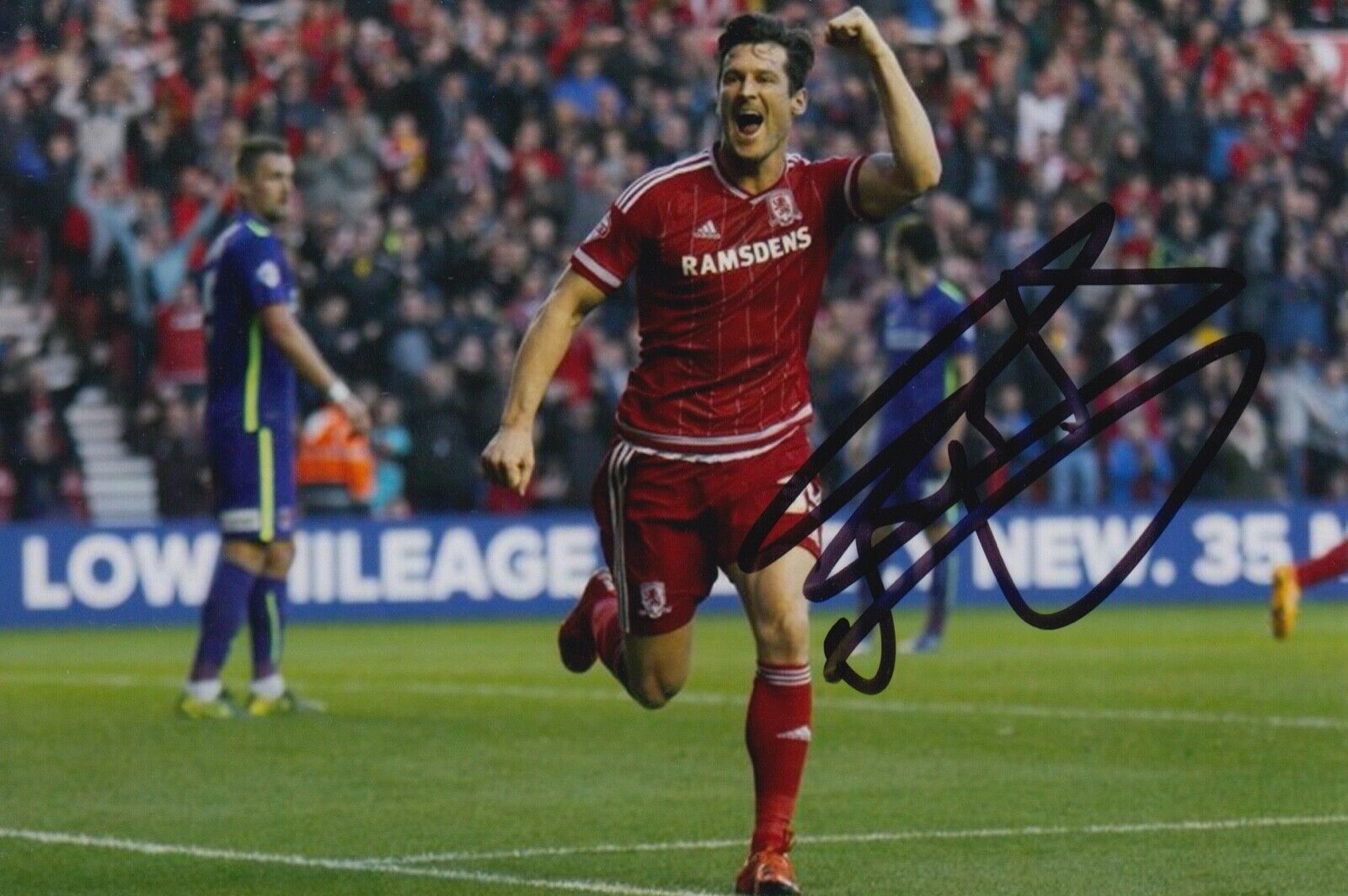 DAVID NUGENT HAND SIGNED 6X4 Photo Poster painting - FOOTBALL AUTOGRAPH - MIDDLESBROUGH 1.