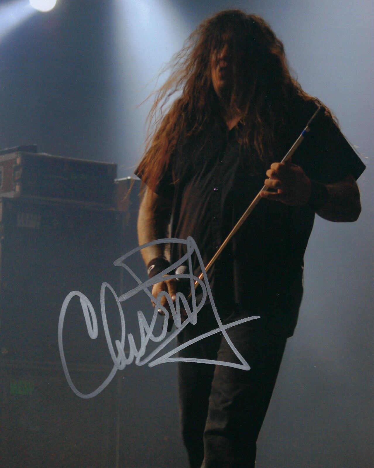 GFA Testament Singer * CHUCK BILLY * Signed Autographed 8x10 Photo Poster painting PROOF C1 COA