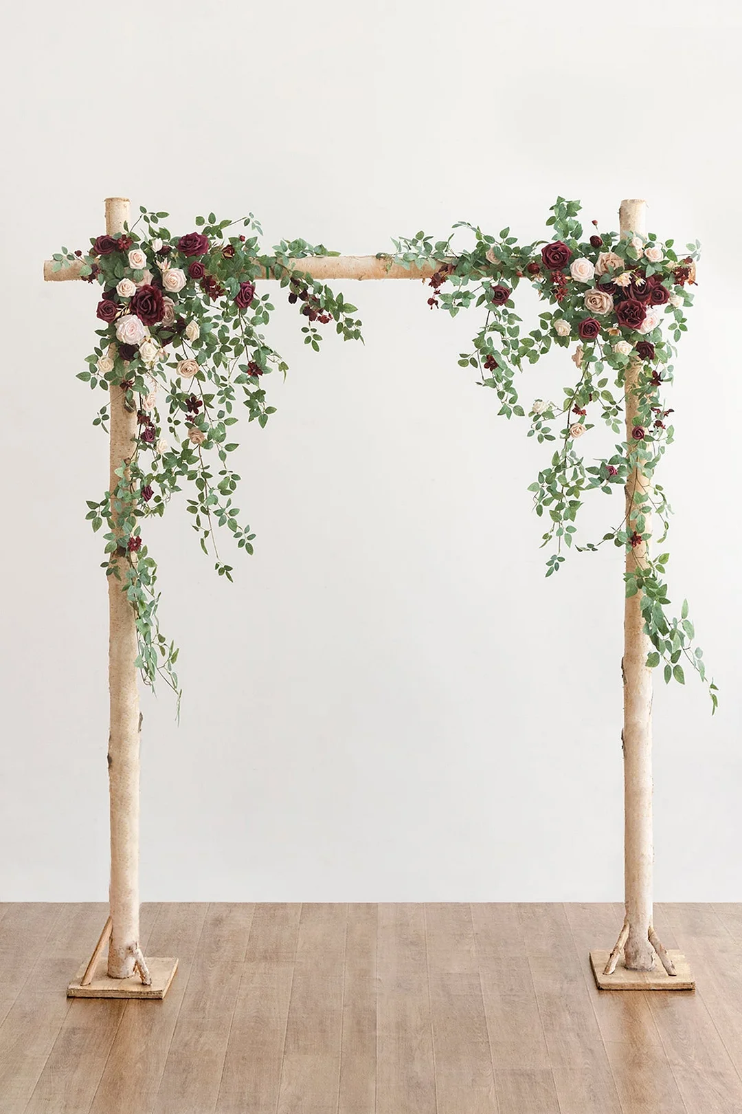 Flat Arch Flower in Romantic Marsala