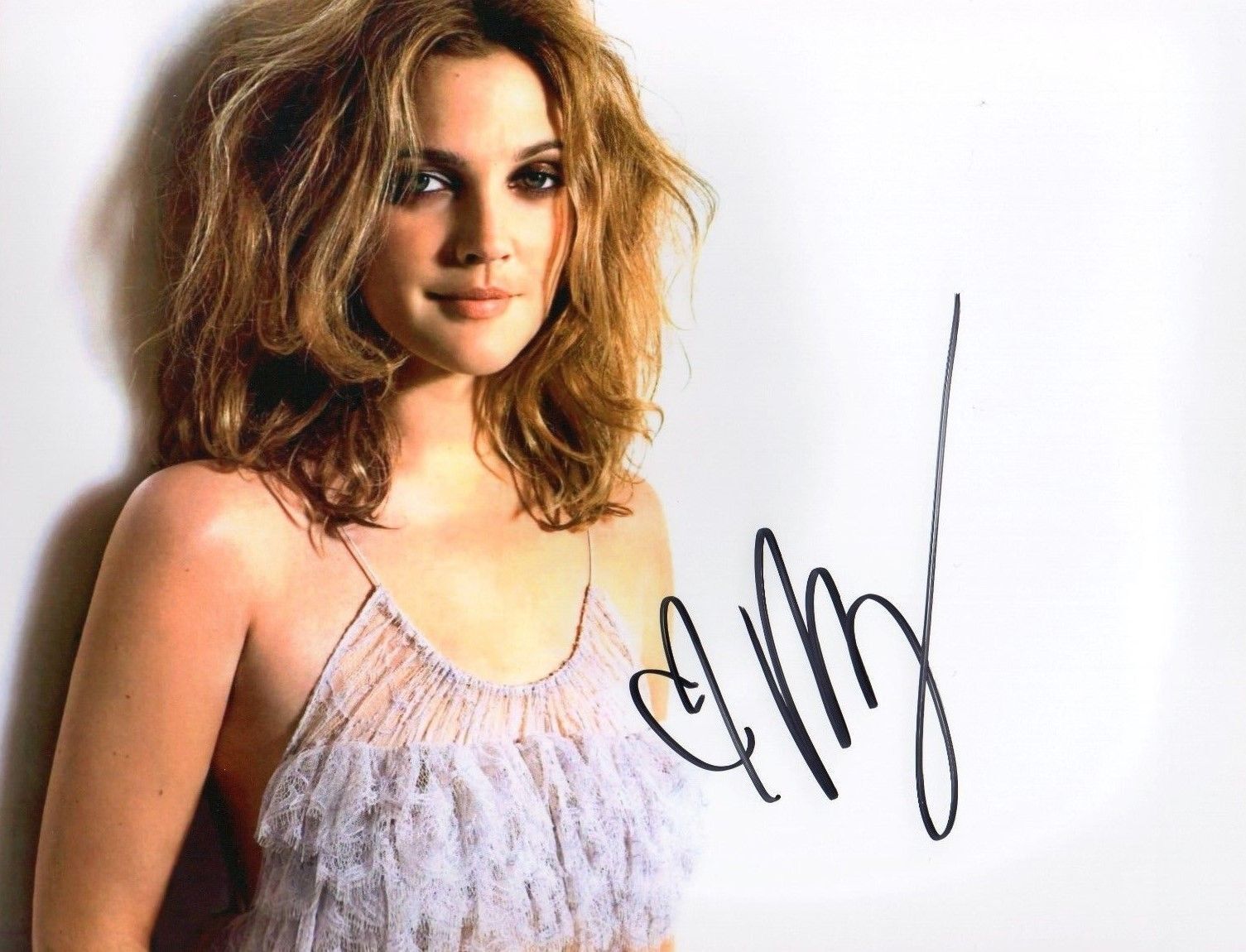 DREW BARRYMORE AUTOGRAPHED SIGNED A4 PP POSTER Photo Poster painting PRINT 25