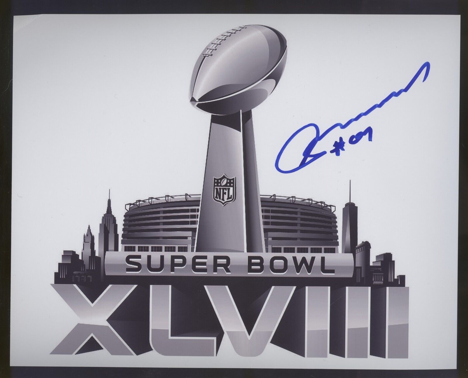 Clinton McDonald 8x10 Photo Poster painting Autographed Signed Seahawks SB Champion SPH 0424