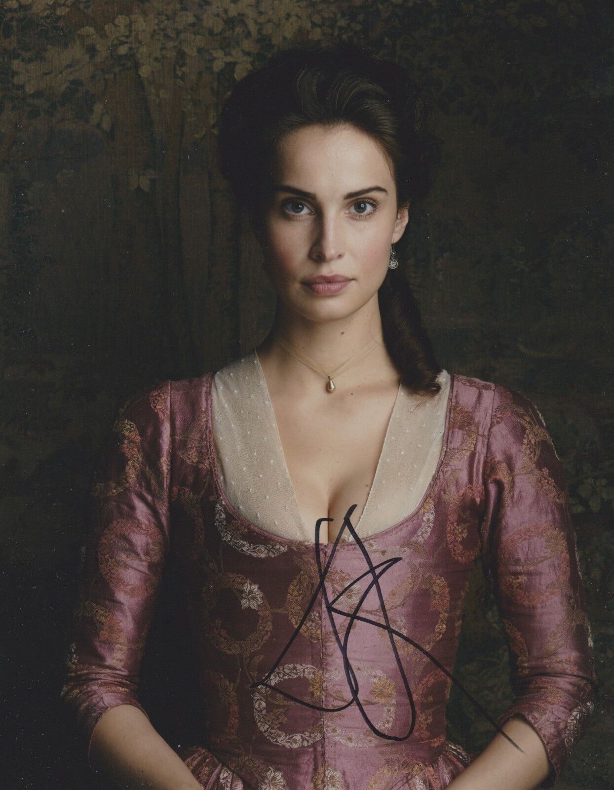 Heida Reed Signed Poldark 10x8 Photo Poster painting AFTAL