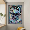 Halloween Skeleton-11CT Stamped Cross Stitch 50*70cm/19.69*27.56in(Big Size)