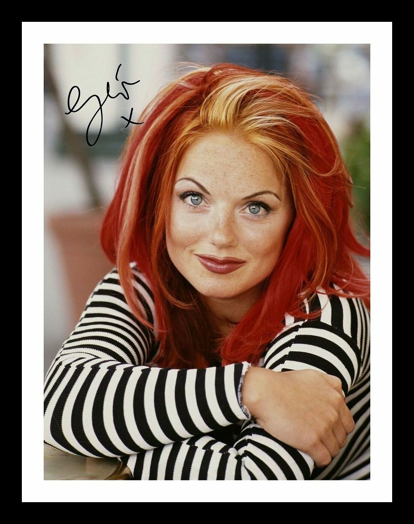 Geri Halliwell Autograph Signed & Framed Photo Poster painting 1