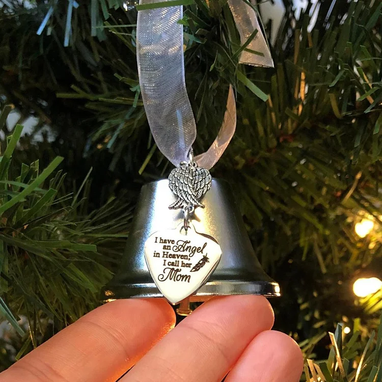 Memorial Angel Wings Bell Ornament I Have An Angel in Heaven Ornament