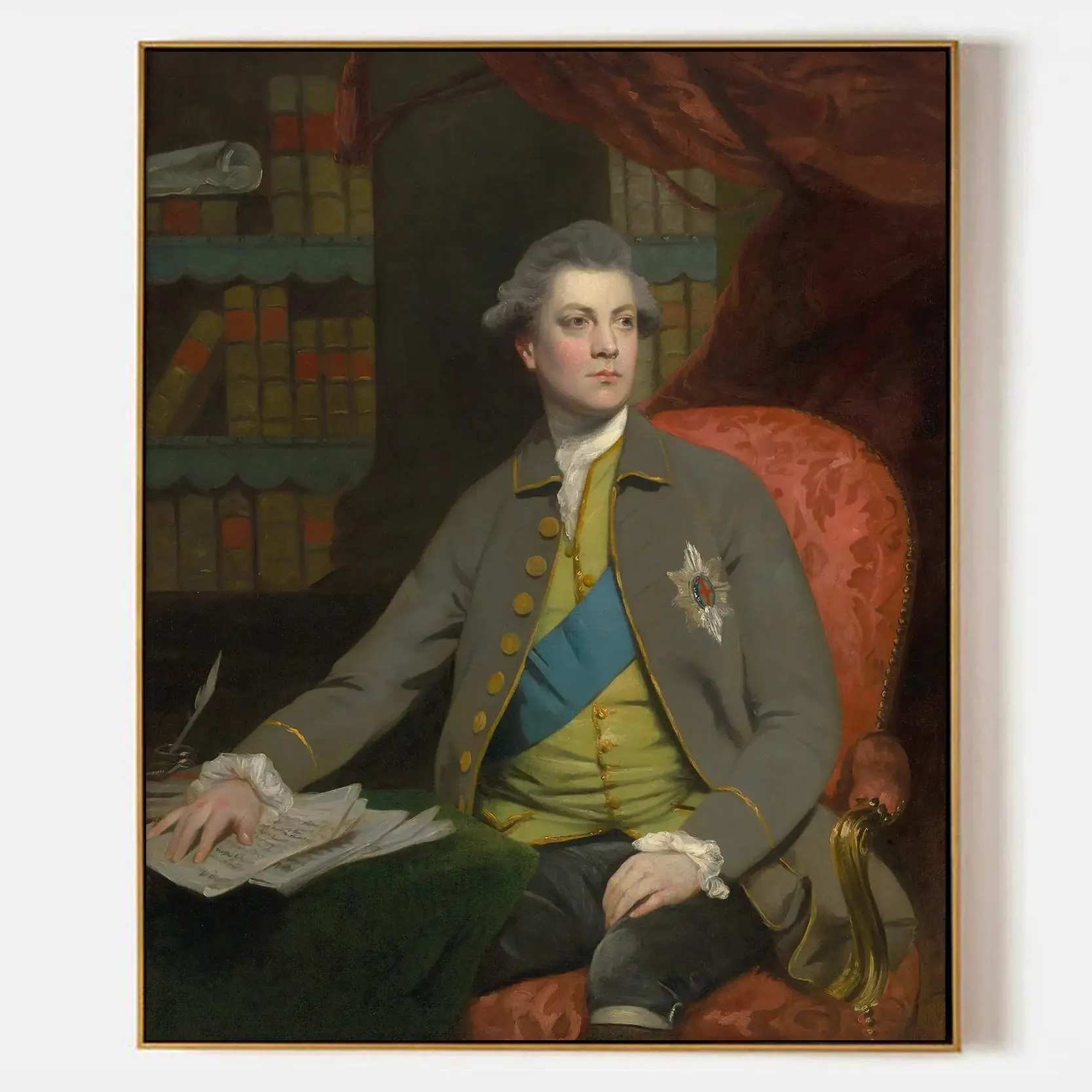 Arabelart Henry Bowles Howard, 12th Earl Of Suffolk And 5th Earl Of Berkshire Circa 1770