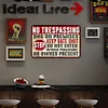 Warning - Vintage Metal Signs - 20*30cm/30*40cm - Warning