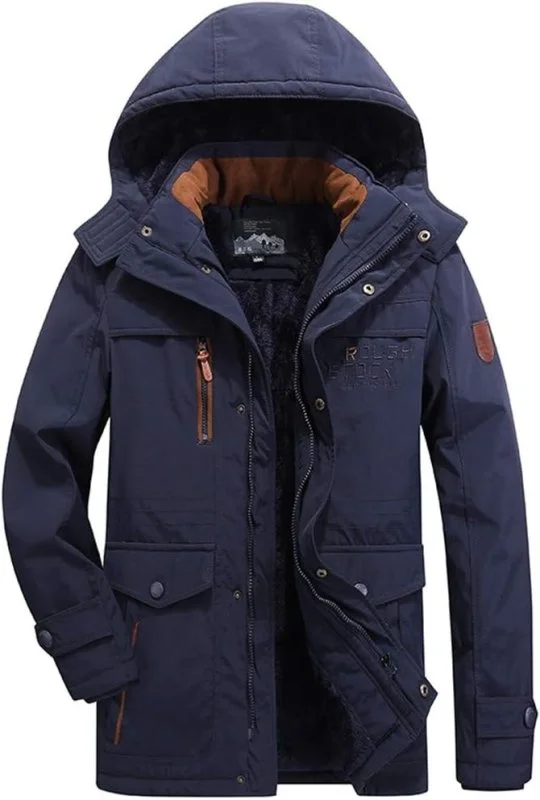 Warm Padded Jacket for Men in Winter Radinnoo.com