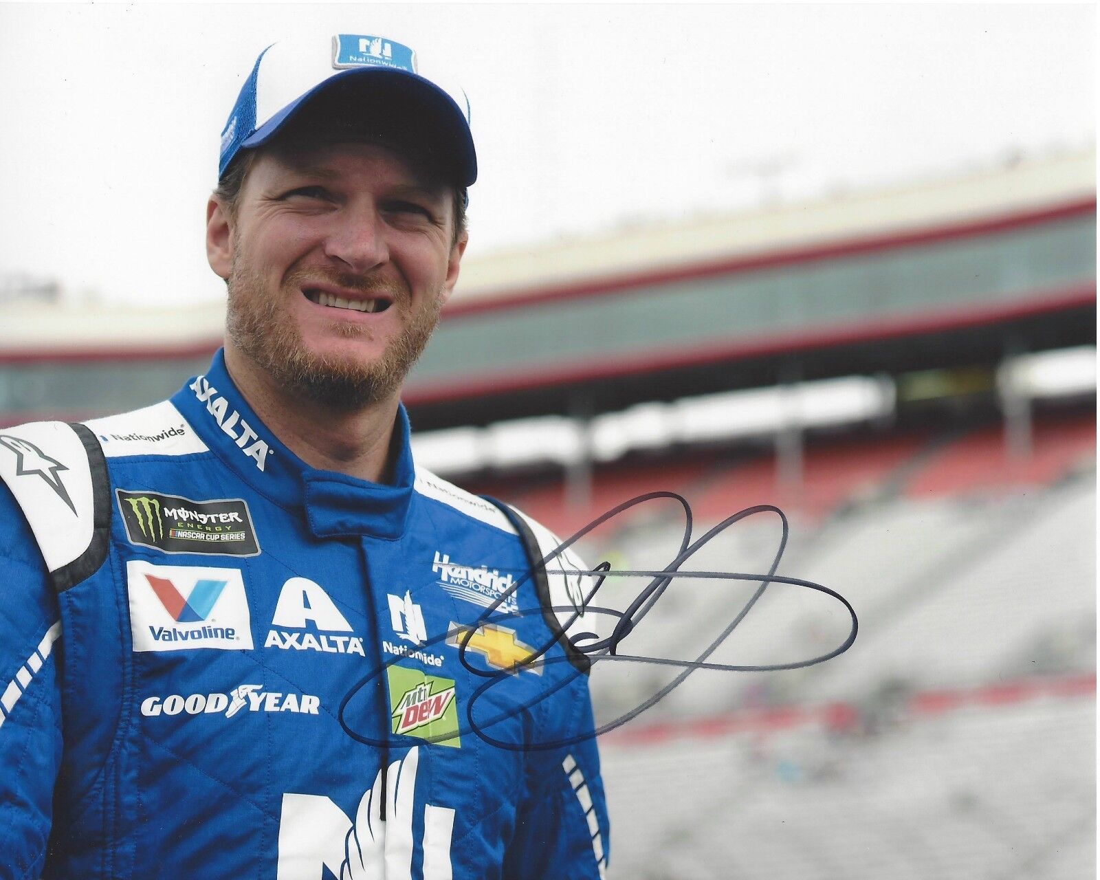 DALE EARNHARDT JR - NASCAR LEGEND SIGNED 8x10 Photo Poster painting D w/COA DAYTONA 500 SR PROOF