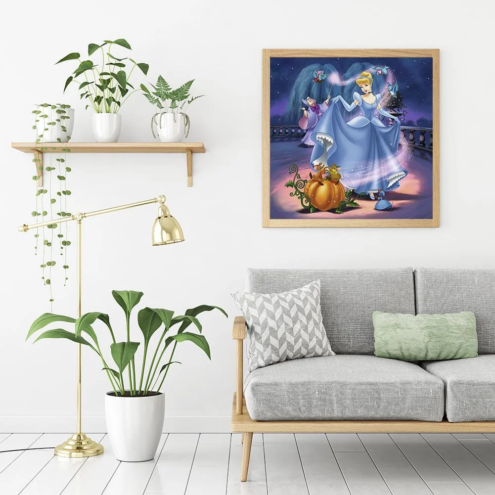 Diamond Painting - Full Round Drill - Princess(30*30cm)