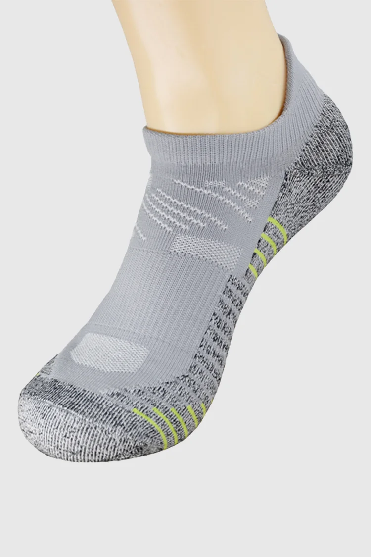 Tiboyz Color Block Breathable Mesh Elastic Tab Cuff Socks