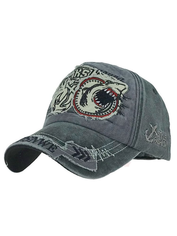Bestdealfriday Style Fashion Sharks Patch Panel Baseball Cap