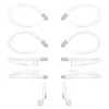 Silicone Ear Hooks for Samsung Galaxy Buds 4 Pro/buds 4 Anti-Lost Ear Hooks with Anti-lost Strap Lanyard Comfortable Anti-fall Ear Hook