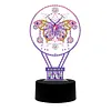 DIY Diamond Painting 7 Color Night Light Lamp Home Decoration Ornament Gift Kit(Butterfly)