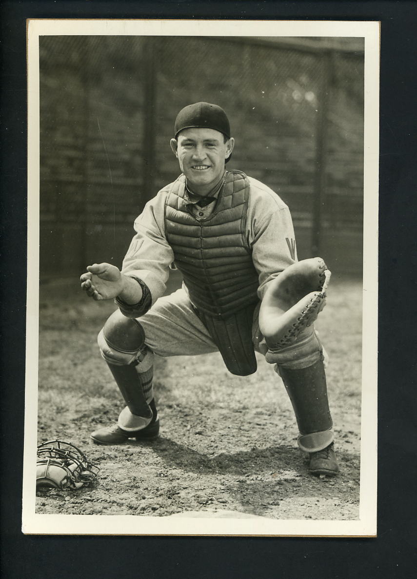 Jack Redmond circa 1935 Press Original Photo Poster painting Washington Senators