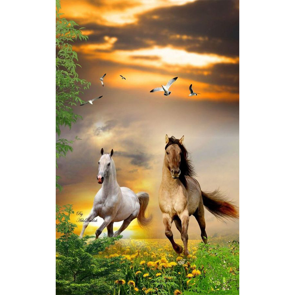

Galloping Horse - Round Drill Diamond Painting - 40*60CM (Big Size), 501 Original