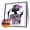 Elegante Dame - speziell geformte Diamond Painting - 30*30cm