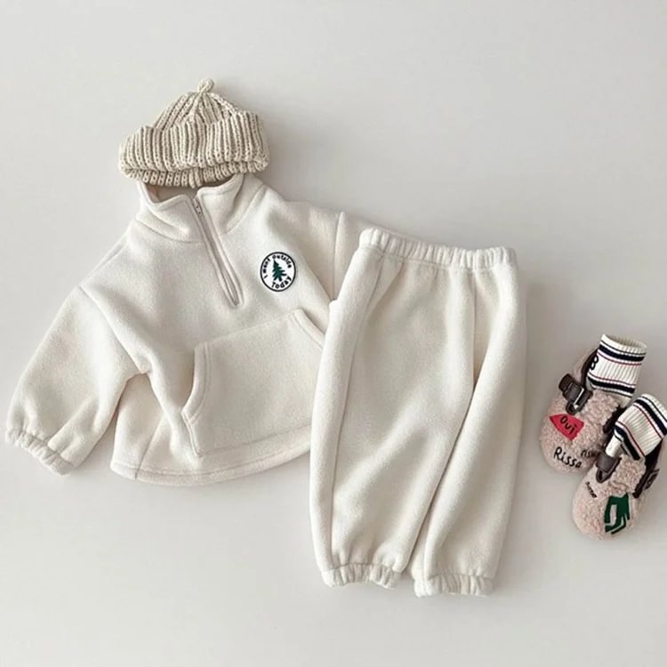 Baby Polar Fleece Pullover & Pants Set