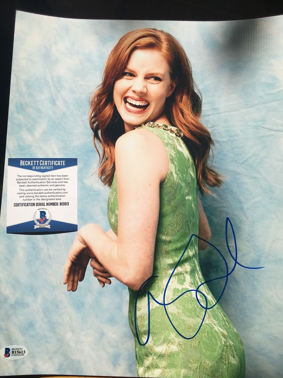 Amy Adams Signed Photo Poster painting 11x14 Beckett BAS “Superman” AUTOGRAPH