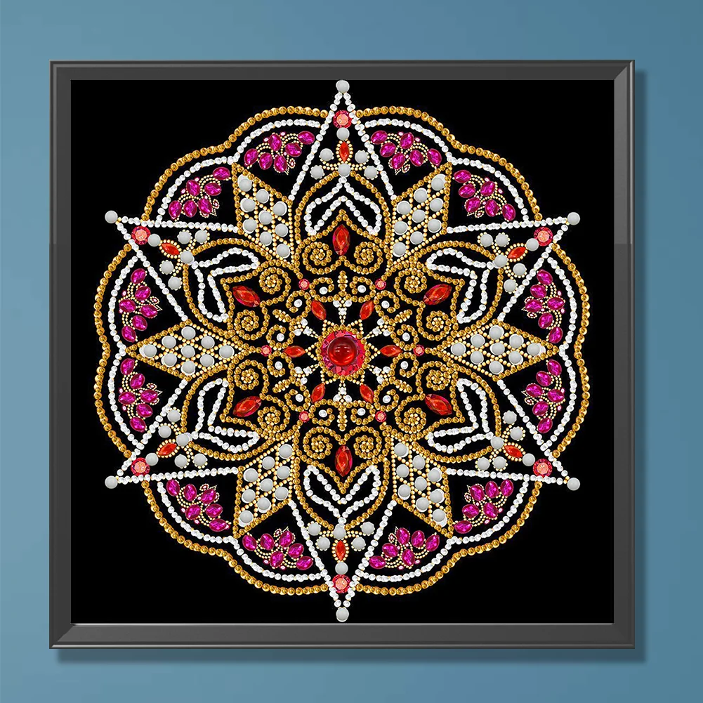 Diamond Painting - Partial Special Shaped Drill - Mandala(Canvas|30*30cm)